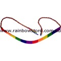 Rainbow Flat Wound Cotton Friendship Bracelet Gay Lesbian Pride