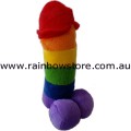 Rainbow Willy Plush Toy Genuine Rainbow Gay Pride