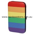 Rainbow Flag Stripes Padded Case With 5 Piece Manicure Set Lesbian Gay Pride