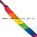 Rainbow Diagonal Stripe Shoelaces 140cm 55 inch Gay Lesbian Pride
