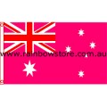 Hot Pink Australia Flag Deluxe Polyester 3 feet by 5 feet Gay Lesbian Pride