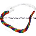 Lesbian Gay Pride Rainbow Wish Friendship Bracelet