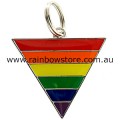 Rainbow Triangle Pet Tag Lesbian Gay Pride