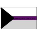Demisexual Flag Deluxe Polyester 3 feet by 5 feet Demi Sexual Pride