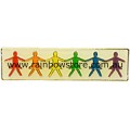 Rainbow Women Badge Lapel Pin Lesbian Pride