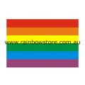 Rainbow Flag Adhesive Sticker Gay Lesbian Pride 7.6cm x 11.4cm  2.9 inch x 4.4 inch