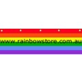 Rainbow Flag Banner Nylon 3 feet by 10 feet Gay Lesbian Pride
