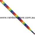 Rainbow Bar GLITTER Shoelaces 112cm 44 inch Gay Lesbian Pride