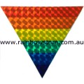 Triangle Rainbow Sticker Holographic Adhesive Gay Lesbian Pride