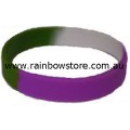 Genderqueer Pride Wrist Band Silicone Wristband