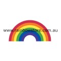 Rainbow Arch Mini Sticker Adhesive Gay Lesbian Pride 2.5cm x 5cm 1 inch x 2 inch