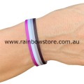Asexual Textile Stretch Wristband Ace Pride