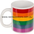 Rainbow Flag Ceramic Mug Gay Lesbian Pride