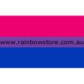 Bisexual Flag Adhesive Sticker Bi Pride 9.5cm x 12.5cm 3.7 inch x 5 inch