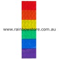 Rainbow Flag MINI Holographic Adhesive Sticker Gay Lesbian Pride