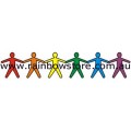 Rainbow Men Sticker Adhesive Gay Lesbian Pride