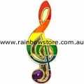 Rainbow Music Lapel Pin