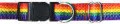 LARGE DOG Rainbow Adjustable Pet Collar Lesbian Gay Pride