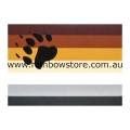 Bear Flag With Paw 7.1cm x 10.1cm Adhesive Sticker Bear Gay Pride