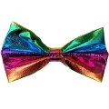 Rainbow Shiny Bow Tie Lesbian Gay Pride