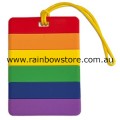 Rainbow Luggage Tag Gay Lesbian Pride