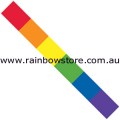 High Rainbow Bumper Adhesive Sticker 17.7cm by 2.1cm Gay Lesbian Pride