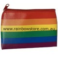 Rainbow Money Cosmetics Purse Case 13cm x 8.5cm Lesbian Gay Pride