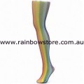 Rainbow Fishnet Stocking Tights Lesbian Gay Pride