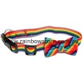 Rainbow Medium Pet Collar with Removable Bow Tie