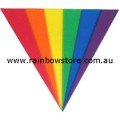 Rainbow Fan Adhesive Sticker Gay Lesbian Pride
