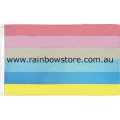 Genderflux Pride Flag Deluxe Polyester 3 feet by 5 feet