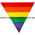 Triangle Rainbow Sticker Static Cling Lesbian Gay Pride