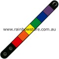 Rainbow Squares Cuff Bracelet Gay Lesbian Pride