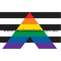 Rainbow Ally Adhesive Sticker Ally Pride 8cmm x 13cm 3.2 inch x 5 inch