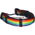 Leather With Rainbow Cotton Bracelet Gay Lesbian Pride