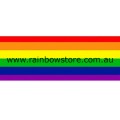 Rainbow Adhesive Sticker 4.7cm x 25.2cm Gay Lesbian Pride 