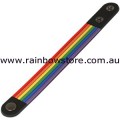Rainbow Stripes Cuff Bracelet Gay Lesbian Pride