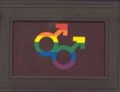 Rainbow Double Male Symbol Photo Album Gay Pride