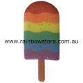 Rainbow Wave Pop Sparkle Lapel Badge Pin Gay Lesbian Pride