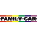 Family Car Bumper Rainbow Sticker Adhesive Lesbian Gay Pride