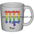 Rainbow Virgo Zodiac Ceramic Mug Gay Lesbian Pride