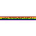 Rainbow Adhesive Sticker 2.5cm x 25.2cm Gay Lesbian Pride 
