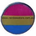 Pansexual Round Lapel Badge Pin Pan Pride