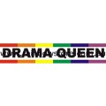 Drama Queen Bumper Rainbow Sticker Adhesive Gay Lesbian Pride