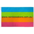 Panromantic Flag Deluxe Polyester 3 feet by 5 feet Pan Romantic Pride