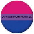 Bisexual Badge Button 3cm 1.1 inch Diameter Bi Pride