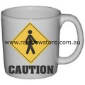 Caution Erection Ceramic Mug Gay Lesbian Pride
